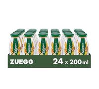 Zuegg Skipper Bar Succo di Frutta Multifrutti Senza Zuccheri Aggiunti, Linea Bar in Bottiglietta di Vetro - Bevanda a base di Pesca, Ananas, Banana, Maracuja (200ml x 24 Pezzi)