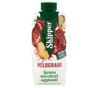 Zuegg Skipper Melograno Succo Senza Zuccheri Aggiunti, 1L, Confezione da 12 Brick