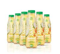 Zuegg Skipper SkipWater, Bevanda Dissetante a Base Frutta, Mela e Fiori di Sambuco - Bevanda con Succo di Mela, Estratti Naturali, Senza Zuccheri Aggiunti, Senza Glutine (6x500Ml)