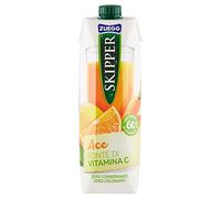 Zuegg Skipper Succo di Frutta Gusto Ace, Bevanda a base di Succhi di Arancia, Carota e Limone con Vitamina E, Fonte di Vitamina C - Senza Glutine, 100% Ingredienti di Origine Naturale (1L)