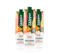 Zuegg Skipper Succo di Frutta Gusto Ace, Bevanda a base di Succhi di Arancia, Carota e Limone con Vitamina E, Fonte di Vitamina C - Senza Glutine, 100% Ingredienti di Origine Naturale (3x1L)