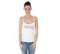 Zuelements White Cotton Women Tank Top - S