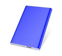 ZUEN Hard disk esterno da 2,5", 1 tb/750 gb/320 gb, in metallo, portatile, USB 3.0, adatto per PC, desktop, laptop, MacBook, PS4, Xbox One, Smart TV, 500 GB, blu