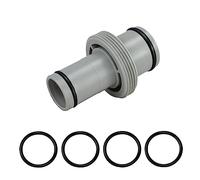 Zueyen Adattatore per pantaloni da piscina, a 2 vie, connettore per pantaloni da 38 mm a 32 mm, set di connessione per Intex Bestway Coleman, for Pool Hose Connector Extension
