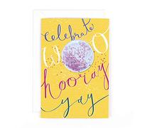 Zuffa glitter Ball Celebrate Birthday card