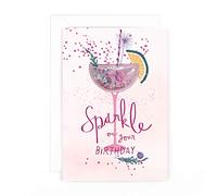 Zuffa glitter Ball Sparkle Birthday card