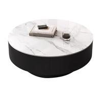 ZUGIATP Tavolino In Legno Massello Basso Giapponese Tavolino Da Caffè Piccolo Con Piano Impermeabile E Per Appartamenti Divani E Balconi(Cloud White,70 * 33cm/27 * 12in)