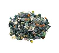 ZUGLQYSX 150g 100g Acquario Decorazione Pietra Serbatoio di Pesce Sfondo Colorato Cristallo Roccia Ghiaia Home Garden Decor Accessori 7-9mm per Vasi di Fiori, Giardino E Acquario(Black,150g)