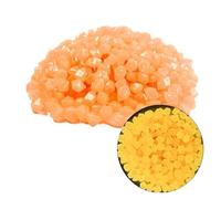 ZUGLQYSX 200 Pezzi Pietre Luminose Acquario Ornamento Bagliore nel Buio ciottoli Cortile Esterno Prato Percorso passerelle Decorazioni per Vasi di Fiori, Giardino E Acquario(Orange)