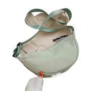 ZUGLQYSX Borsa Mezzaluna Donna Borsa a tracolla da viaggio di grande capacità, tinta unita, da donna, con design a mezzaluna Per Viaggi, Lavoro E Quotidianità(Green)