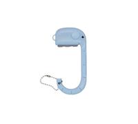 ZUGLQYSX Gancio da tavolo for borsa in gomma siliconica, adorabile, ovale, opaco e antiscivolo, a forma di elefante dei cartoni animati(Blue-1pc)