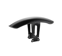 ZUGLQYSX Parafango MTB 1 Pezzo di Protezione for parafango Anteriore retrò in ABS, Nera, for Moto, Copertura Ricambio su Misura(Black Front Fender)