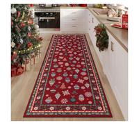 ZUGLQYSX Tappeto Per Cucina Tappeto da corridoio antiscivolo, lavabile in lavatrice, con supporto in gomma, morbido tappeto floreale for l'arredamento della cucina(Color-01,60X120CM)