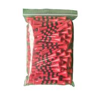 ZUGLQYSX Tee da Golf 100 Pezzi/Borsa con Striscia Nera Mark Scale 70mm 83.0mm Accessori 2 Dimensioni T-Shirt a Sfera Colorata(Red 100 PCS 70mm)