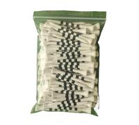 ZUGLQYSX Tee da Golf 100 Pezzi/Borsa con Striscia Nera Mark Scale 70mm 83.0mm Accessori 2 Dimensioni T-Shirt a Sfera Colorata(Color 01 100 PCS 83.0mm)