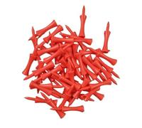 ZUGLQYSX Tee da Golf 50 Pezzi Professionali 59 mm Prodotti for la Pratica Accessori Supporto for Sfera in plastica for Unghie Limite(Red)