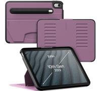 ZUGU CASE Custodia per iPad 11a / 10a Generazione (A16 2025/2022) 10.9 pollici, Cover Protettiva Sottile, 8 Angoli Regolabili Magnetico, Tasca per Apple Pencil, Auto Svegliati/Sonno [Bacca viola]