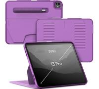 Zugu Case per iPad Pro 13 (M4/M5) 2024/2025, custodia protettiva sottile con supporto per Apple Pencil, riattivazione/spegnimento automatico, angoli di visione multipli, cover per iPad Pro 13 pollici