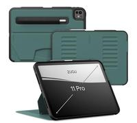 ZUGU Custodia per iPad Pro 11 (M4 / M5) 2024/2025 Cover Protettiva Sottile con 8 Angoli Regolabili Magnetico, Ricarica di Apple Pencil, Auto Svegliati/Sonno [ Pino ]