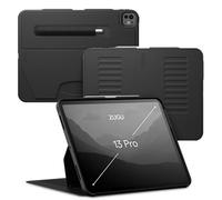 ZUGU Custodia per iPad Pro 13 (M4) 2024 Cover Protettiva Sottile con 10 Angoli Regolabili Magnetico, Ricarica di Apple Pencil, Auto Svegliati/Sonno [ Nero ]