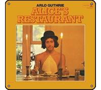 Zuhhgii Arlo Guthrie - Alice 's Restaurant, cartello in metallo vintage, decorazione per casa, bar, pub, decorazione artistica da parete, 30,5 x 30,5 cm