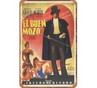 Zuhhgii Bel Ami Film Poster Retro Film Targa in latta Cafe Ristorante Casa Parete Retro Club Ristorante Uomo Caverna Regalo Vintage Metallo 30,5 x 20,3 cm.