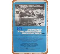 Zuhhgii Beyond The Poseidon Adventure 1979 Vintage Movie Poster Vintage Tin Sign, Retro of Classic Old Film Poster Metallo Targa TV Bar Karaoke Man Cave Wall Decor 20 x 30 cm.