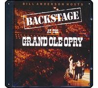 Zuhhgii Bill Anderson Hosts Backstage At The Grand Ole Opry, cartello in metallo vintage con musica rock decorazione da parete uomo grotta insegna in latta per palestra, piscina, bar, bagno, cortile