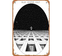 Zuhhgii Blue Oyster Cult Debut LP Poster 30,5 x 20,3 cm, targa in metallo vintage, decorazione per la casa, garage, grotta, arte da parete