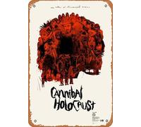 Zuhhgii Cannibal Holocaust Vintage Metal Sign Look Kitchen Signs Wall Decor Bar Cafe Garage Home Funny Tin Art Placche Regalo Targa in latta 20,3 x 30,5 cm