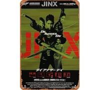 Zuhhgii Die Another Day Movie Poster Retro Film Tin Sign Cafe Restaurant Home Wall Retro Club Restaurant Man Cave Gift Vintage Metal Sign 30,5 x 20,3 cm.
