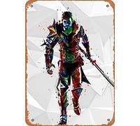 Zuhhgii Dragon Age Inquisition Dragon Age Inquisition Art Game Poster Gioco di ruolo Art Deco Targa in latta - 20,3 x 30,5 cm