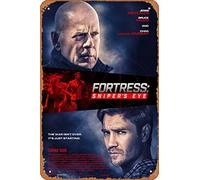 Zuhhgii Fortress: Snipers Eye (Chad Michael Murray, Bruce Willis) - Targa in metallo con film cinema cinematografico, 20,3 x 30,5 cm, stile vintage, decorazione per casa, bar, pub, garage, idea regalo