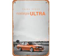 Zuhhgii Frank Ocean Nostalgia Ultra Poster retrò Targa in metallo divertente vintage targa decorativa da parete poster per musica caffetteria bar ristorante supermercato negozio film idea regalo 20,3