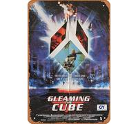 Zuhhgii Gleaming The Cube 1989 Vintage Movie Poster Tin Sign, Retro of Classic Old Film Poster Targa in metallo Targa TV Bar Wall Club Restaurant Man Cave Decorazione da parete 20 x 30 cm Targhe retrò