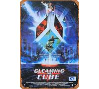 Zuhhgii Gleaming The Cube 1989 Vintage Movie Poster Tin Sign, Retro of Classic Old Film Poster Targa in metallo Targa TV Bar Wall Club Restaurant Man Cave Decorazione da parete 20 x 30 cm Targhe retrò