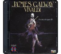 Zuhhgii James Galway, Vivaldi - 6 Concerti, Op. 10 cartelli in metallo vintage rock music decorazione da parete uomo grotta cartello in latta insegna palestra piscina bar bagno cortile garage pub