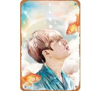 Zuhhgii Jungkook - Poster in metallo retrò con scritta "Still With You", divertente targa decorativa da parete, per caffè, bar, ristorante, supermercato, negozio, film, idea regalo, 20 x 30 cm