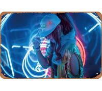 Zuhhgii KDA Akali Cosplay 4K Game Wall Decor Art Print Poster vintage in latta per stanze, cucine, camere da letto, uffici, bar, bar, club, ristoranti, fattorie, pub, decorazione da parete 20 x 30 cm