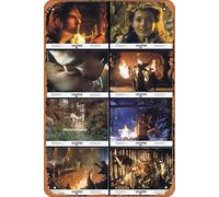 Zuhhgii Legend Original Lobby Card Set Tom Cruise Ridley Scott Vintage Tin Sign, Retro of Classic Old Film Poster Targa in metallo TV Bar Karaoke Man Cave Wall Decor 20,3 x 30,5 cm.