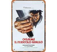 Zuhhgii Locandina - Poster vintage del film "Lupo solitario e cucciolo: Baby Cart at the River Styx", targa in metallo originale Locandina, stile retrò classico