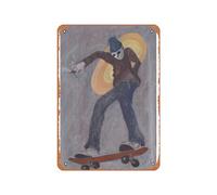 Zuhhgii McDavid Henderson Sk8 - Poster in metallo vintage, 30,5 x 20,3 cm, adatto per decorazione da parete di bar, caffetterie, garage, grotte