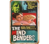 Zuhhgii Mind Benders, The 1963 Vintage Movie Poster Vintage Tin Sign, Retro of Classic Old Film Poster Metallo Targa TV Bar Karaoke Man Grotta Decorazione da parete 20 x 30 cm.