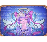 Zuhhgii Needy Girl Overdose, Anime Games, Needy Girl Overdose, Yandere - 20,3 x 30,5 cm Targa in latta retrò