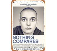 Zuhhgii Nothing Compares (Sinead O'connor, Kathryn Ferguson) - Targa in metallo vintage con film cinema cinematografico, 20 x 30 cm, decorazione per casa, bar, pub, garage, idea regalo