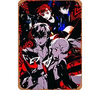 Zuhhgii Persona 5 Royale Persona Game Role Game Poster Anime Game Art Deco Targa in latta - 20,3 x 30,5 cm