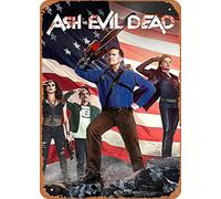 Zuhhgii Poster classico del film Ash Vs Evil Dead 1, decorazione artistica da parete in latta - 20,3 x 30,5 cm