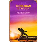 Zuhhgii Poster classico del film Bohemian Rhapsody - Decorazione artistica da parete in latta - 20,3 x 30,5 cm