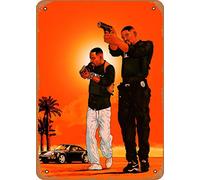 Zuhhgii Poster classico del film d'animazione e televisione Mart Movie Poster Metal Bad Boys 1995 Wall Art Decor Tin Sign - 20,3 x 30,5 cm