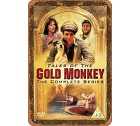 Zuhhgii Poster da parete in metallo con scritta "Tales of the Gold Monkey", poster di celebrità, poster per film TV, regalo retrò, karaoke, grotta, bar, bar, bar, decorazioni artistiche vintage